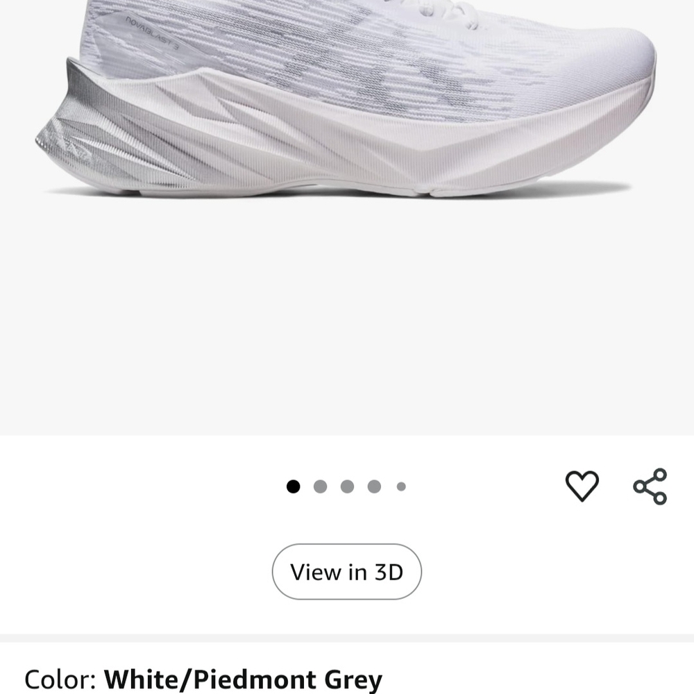 White and Gray Athletic Sneakers